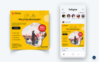 Photo and Video Services Social Media Post Design Template-21