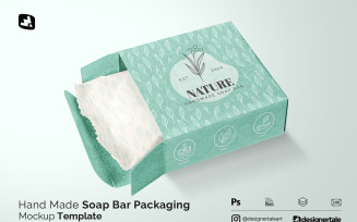 Handmade Soap Bar Packaging Mockup