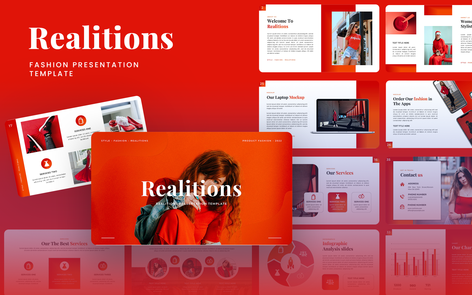 Realitions - Fashion Google Slides Template