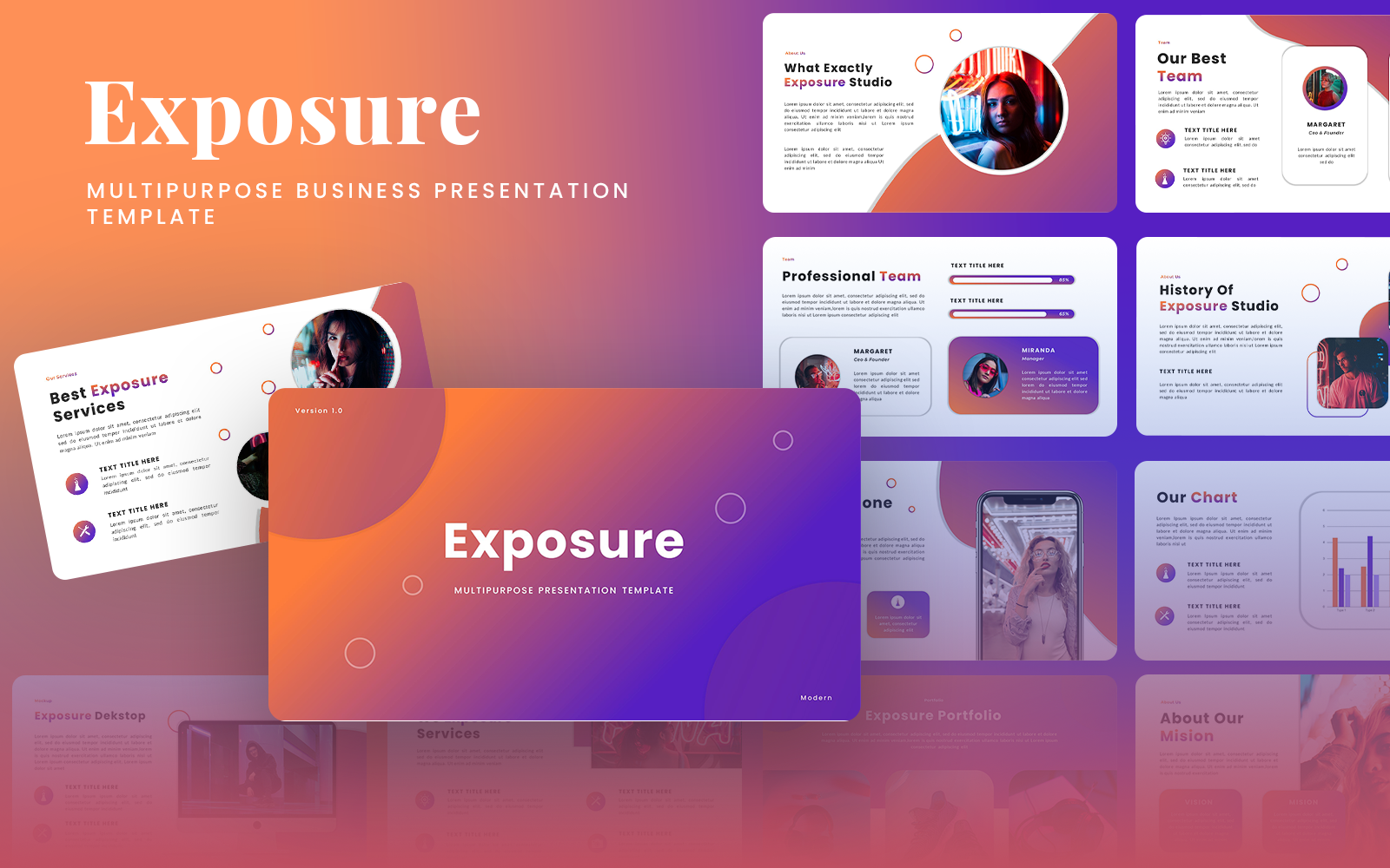 Exposure - Multipurpose Business Google Slides Template