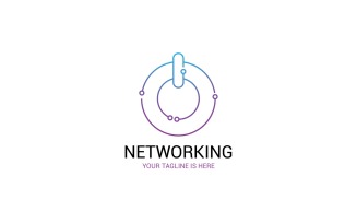 Computer and Networking Logo Template V2