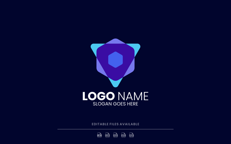 Abstract Shape Color Logo Logo Template