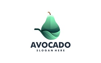 Avocado Gradient Color Logo Design