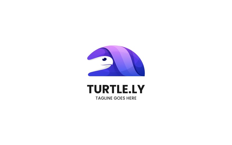 Turtle Color Gradient Logo Design Logo Template