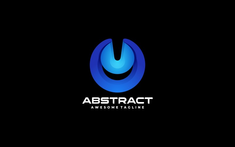 Vector Abstract Circle Gradient Logo Design Logo Template