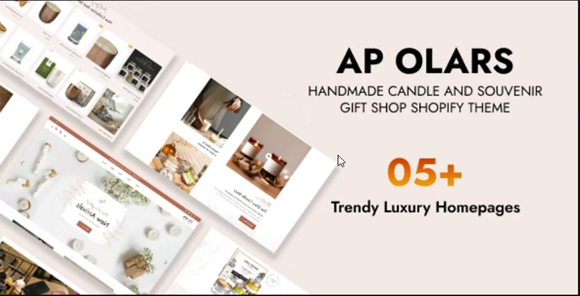 TM Olars - Handmade Candle And Souvenir Gift Shop Shopify Theme