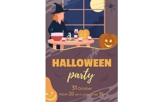 Halloween Party BannerTemplate