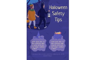 Halloween Safety Tips Banner Template