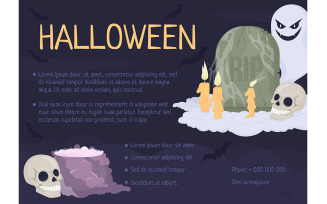 Halloween Traditions Banner Template