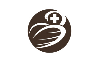Swan logo design template vector