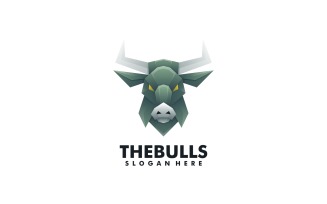 Bull Color Gradient Logo Style