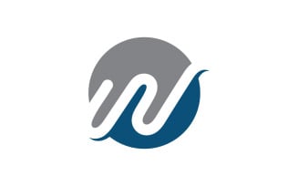 W Letter Logo Vector Logo Design Template V6