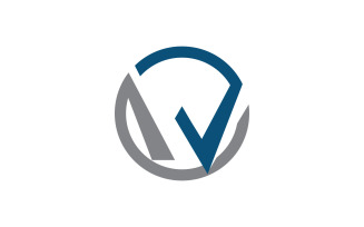 W Letter Logo Vector Logo Design Template V9