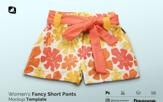 Women’s Fancy Short Pants Mockup