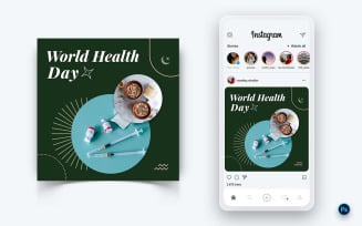 World Health Day Social Media Post Design Template-02