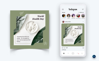 World Health Day Social Media Post Design Template-07