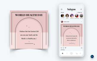 World Health Day Social Media Post Design Template-15