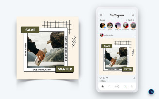 World Water Day Social Media Post Design Template-20