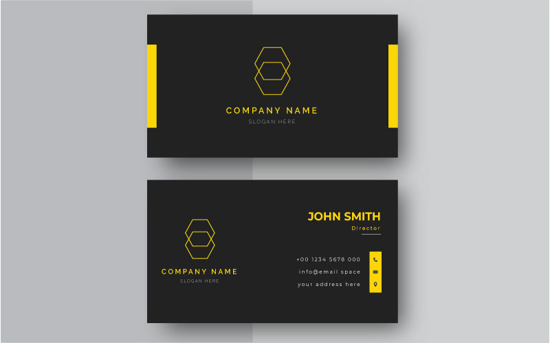 Creative And Simple Business Card Corporate Identity