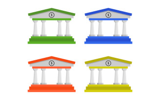 Bank illustrated in vector