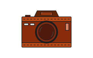 Camera illustrated and colored