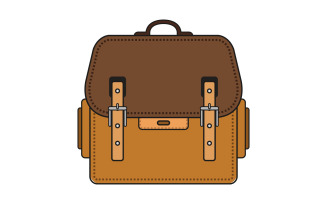 Work bag illustrated on a white background