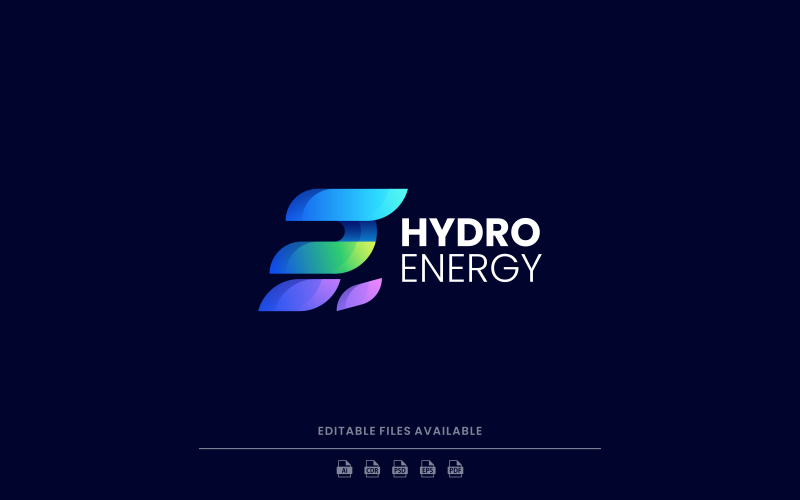 Abstract Energy Gradient Colorful Logo Logo Template