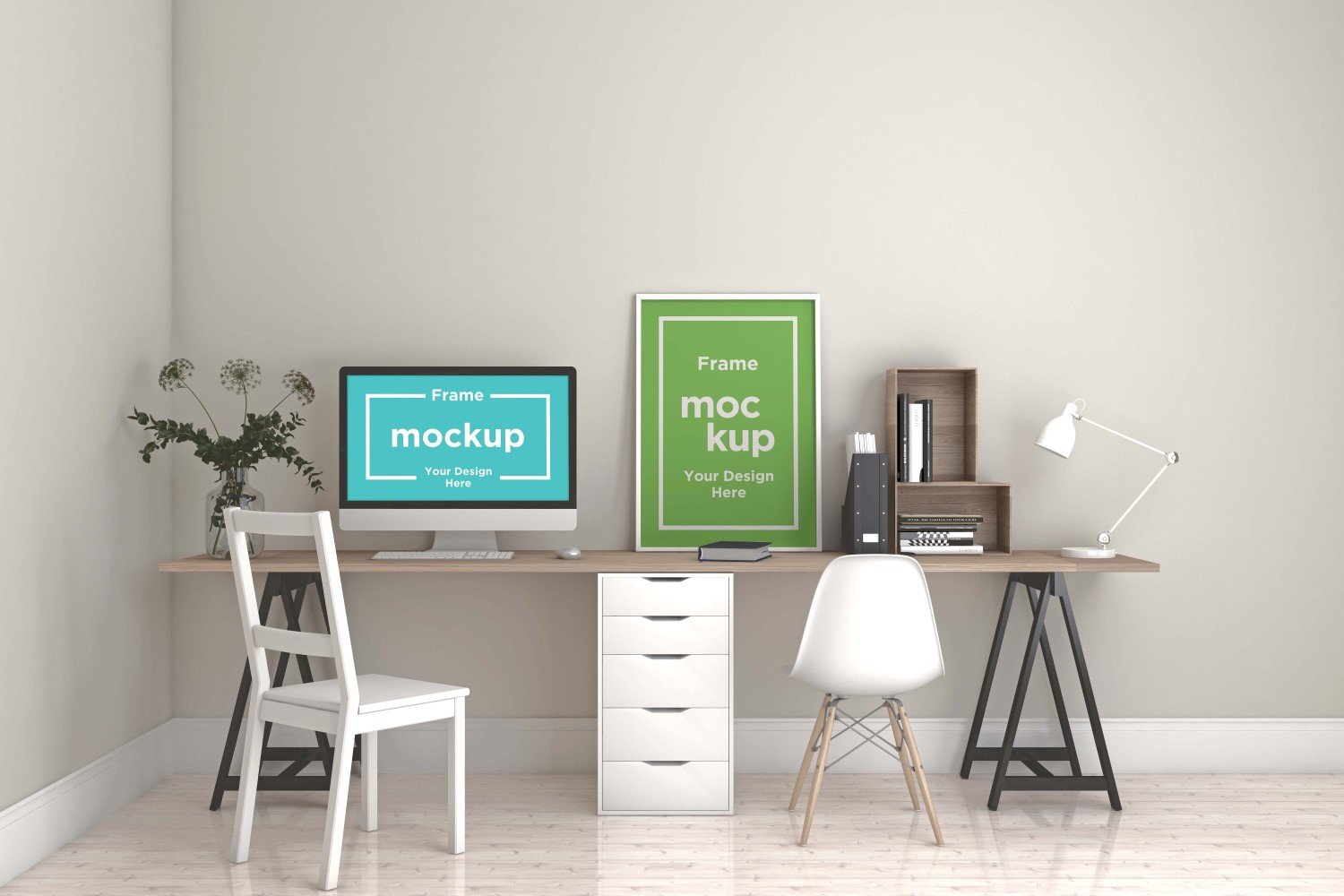 Kit Graphique #262397 Workplace Mockup Divers Modles Web - Logo template Preview