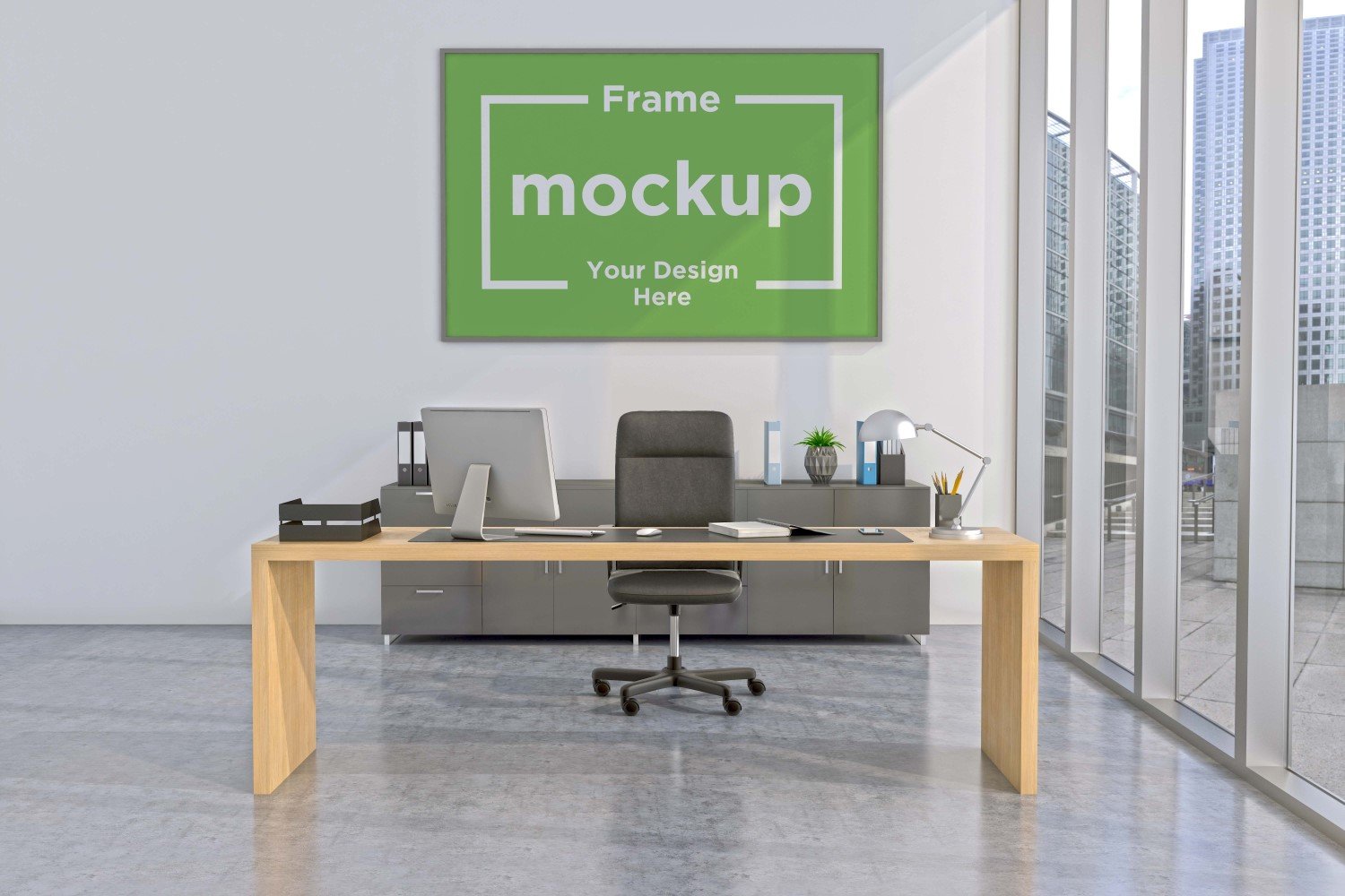 Template #262418 Mockup Workstation Webdesign Template - Logo template Preview