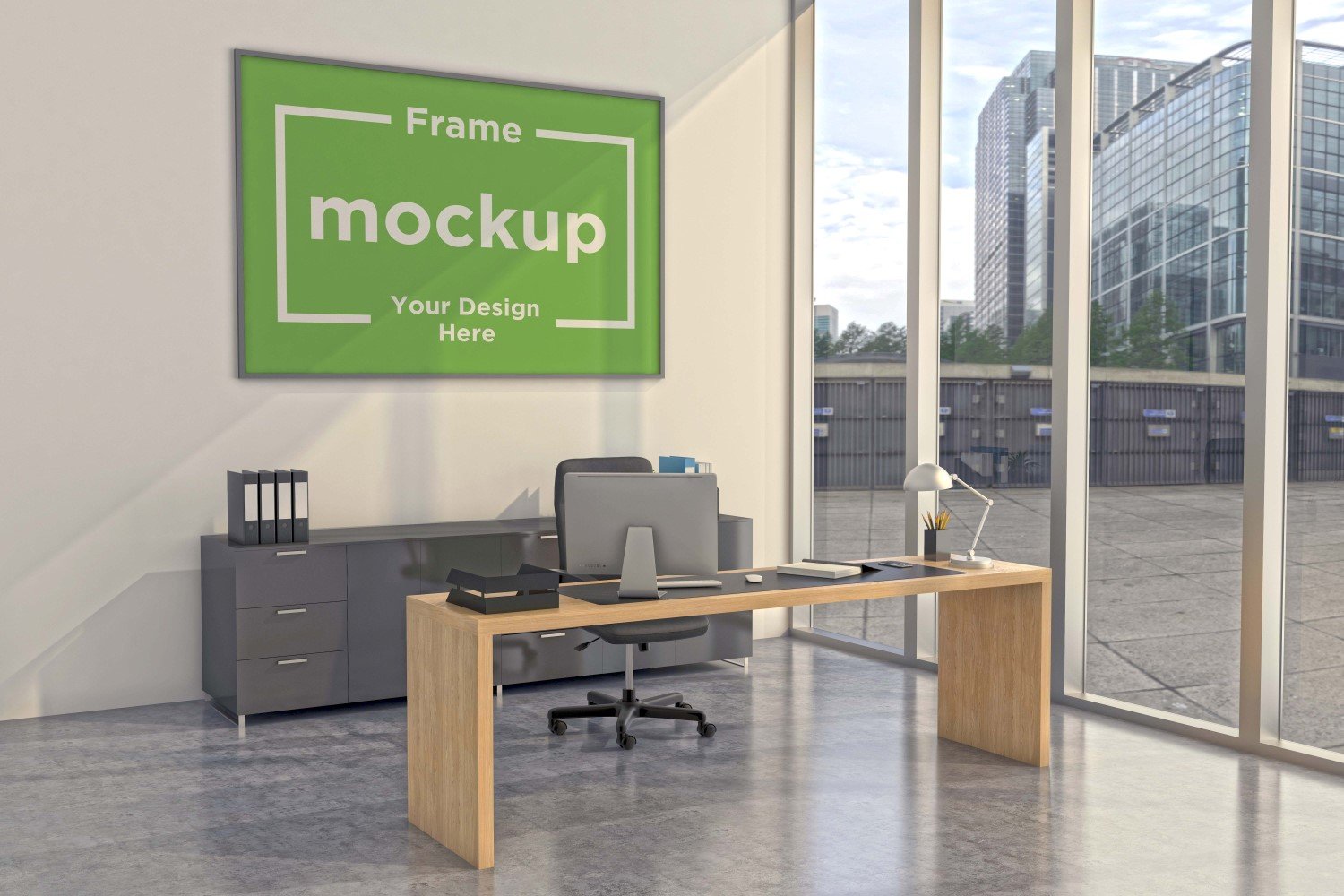 Template #262419 Mockup Workstation Webdesign Template - Logo template Preview