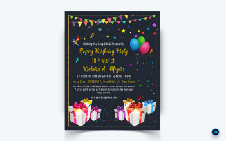 Birthday Party Celebration Social Media Instagram Feed-06