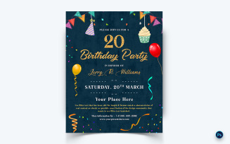 Birthday Party Celebration Social Media Instagram Feed-13