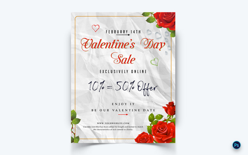 Valentines Day Party Social Media Feed Design Template-05