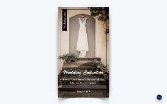 Wedding Invitation RSVP Social Media Story Design Template-02