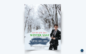 Winter Season Offer Sale Social Media Instagram Feed Design-08