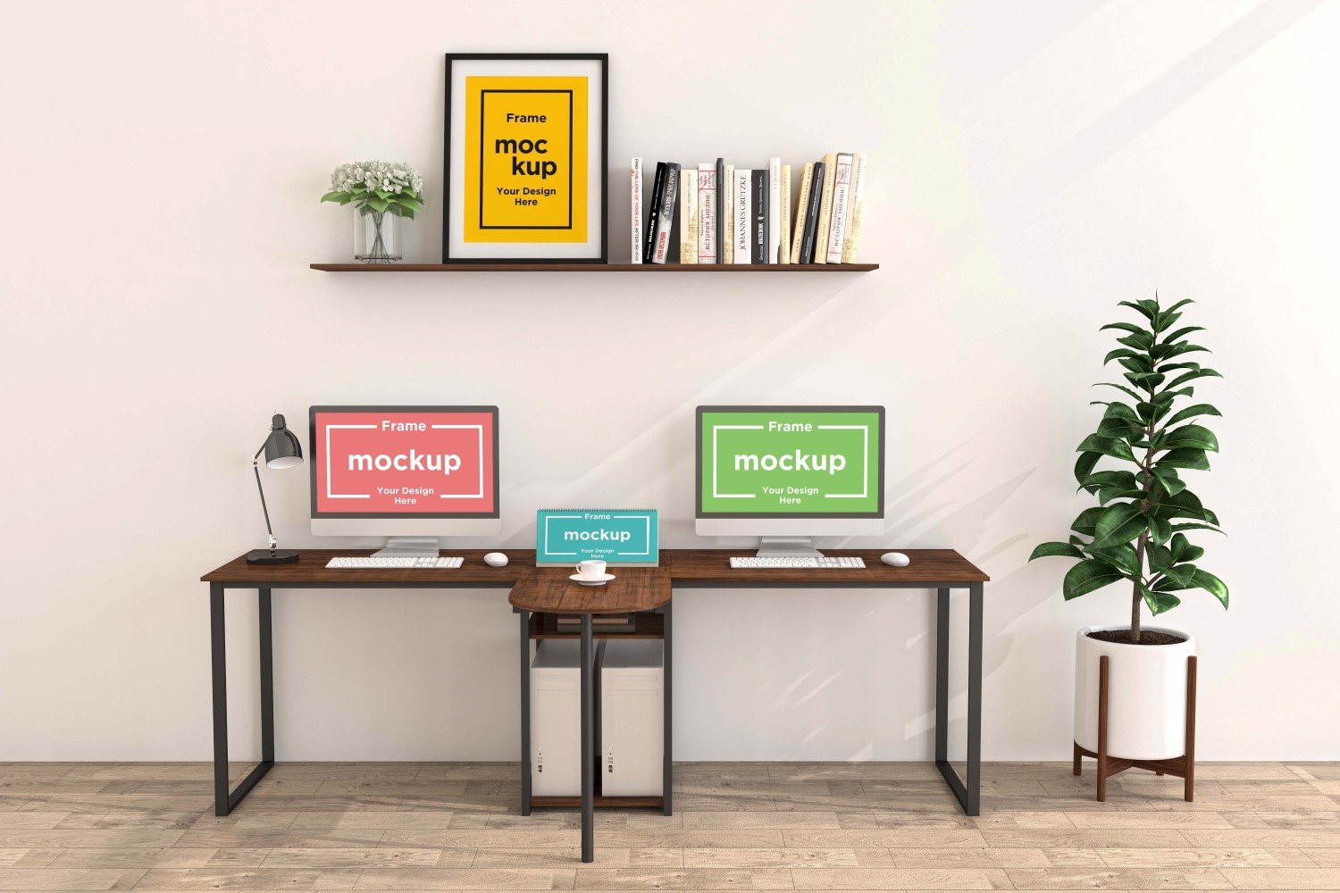 Template #262517 Mockup Workstation Webdesign Template - Logo template Preview