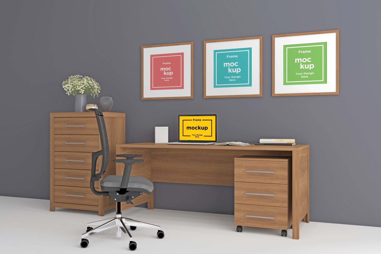 Template #262533 Mockup Workstation Webdesign Template - Logo template Preview