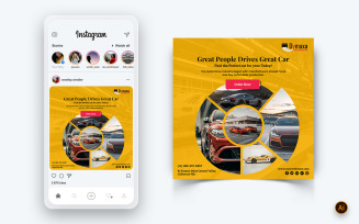 Automotive Service Social Media Post Design Template-14