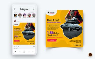 Automotive Service Social Media Post Design Template-22