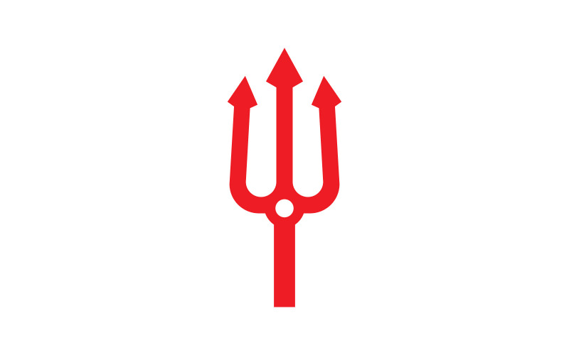 Magic Trident Vector Logo Design Template V1 Logo Template