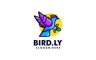 Vector Bird Color Mascot Logo