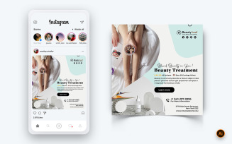 Beauty Salon and Spa Social Media Post Design Template-01