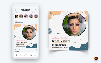 Beauty Salon and Spa Social Media Post Design Template-13