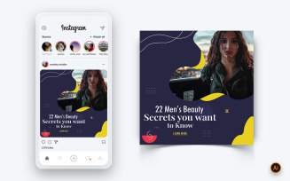 Beauty Salon and Spa Social Media Post Design Template-27