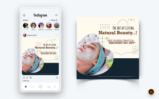 Beauty Salon and Spa Social Media Post Design Template-35