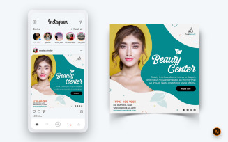 Beauty Salon and Spa Social Media Post Design Template-45