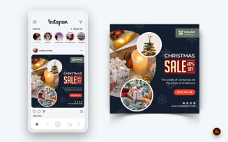 Christmas Offer Sale Celebration Social Media Post Design-05