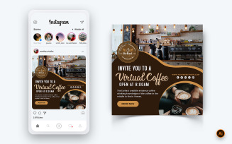 Coffee Shop Social Media Instagram Post Design Template-02
