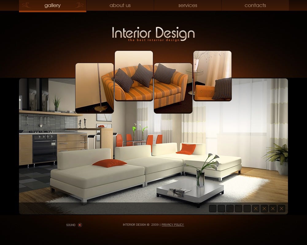 Interior Design Flash Template 26367 Original 