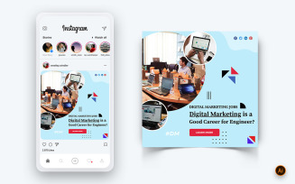 Digital Marketing Agency Social Media Post Design Template-13